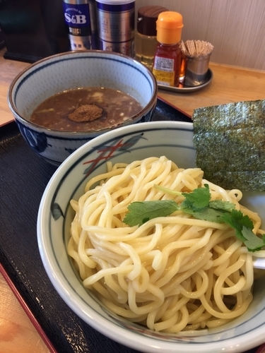 「濃厚魚介つけ麺大盛り」@麺屋 まいどの写真