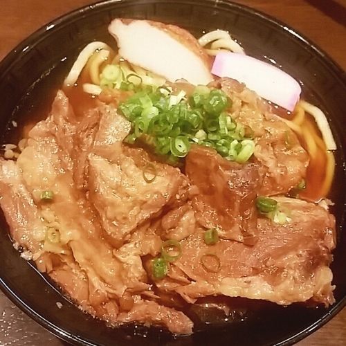 「【限定】ソーキそば 天海風 800円＋ソーキ増し250円他」@麺屋 天海の写真