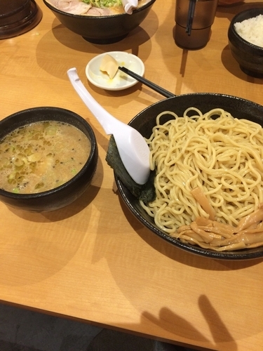 「味噌つけ麺」@こってりらーめん なりたけ 幕張店の写真