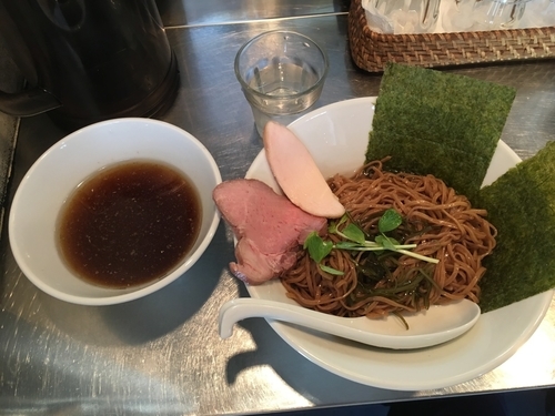 「昆布水つけそば+大盛／￥850+0」@さんじの写真