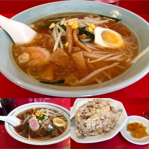 「味噌ラーメン¥700/もやしラーメン¥650/炒飯¥650」@メルシーの写真