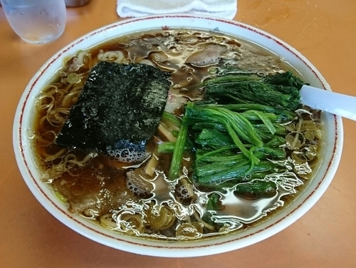 「青島チャーシュー(大盛)+茹ほうれん草100」@青島食堂 宮内駅前店の写真