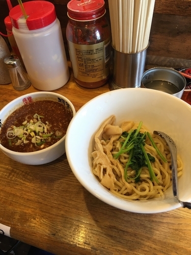 「辛つけ麺」@麺屋 庄太 六浦本店の写真