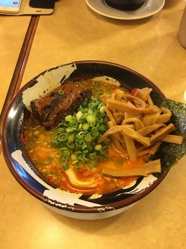 「あぶらやラーメンネギ盛 メンマトッピング(927円)」@こだわりラーメン あぶらやの写真
