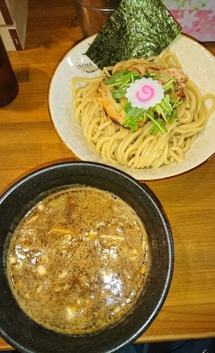 「濃厚つけ麺 800円」@馳走麺 狸穴の写真
