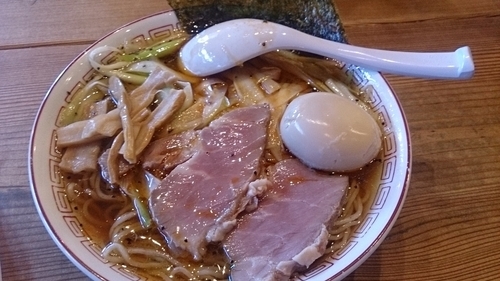 「王様中華そば 大盛サービス 味玉トッピング」@凌駕IDEAの写真