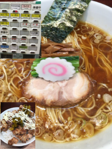 「らーめん680円＋今日の赤字飯130円」@独学流らーめん 草加の陣の写真