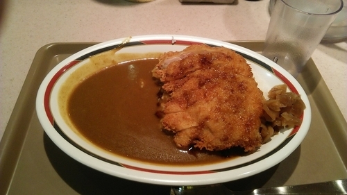 「ビッグチキンカツカレー 500円」@CURRY SHOP ALPSの写真
