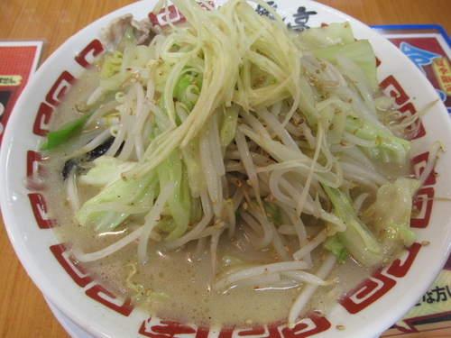 「野菜たっぷり旨塩ラーメン　「843円」」@ラーメン屋 壱番亭 関宿店の写真