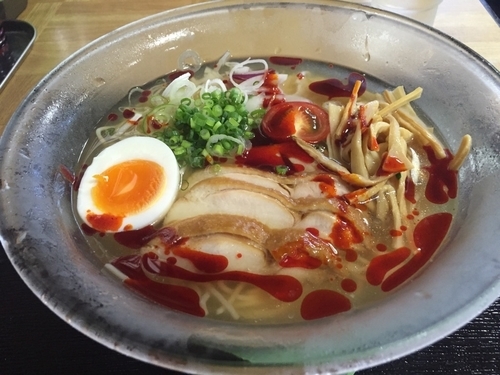 「赤いしお　820円」@めん屋 みの家の写真