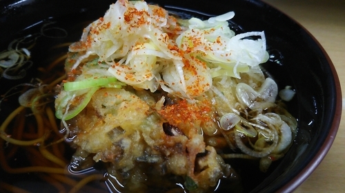 「げそ天そば」@信濃路 蒲田店の写真