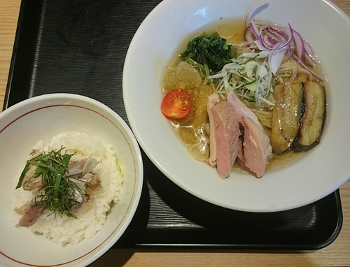 「【限定】鴨出汁冷やしそば カモーン3号」@煮干し中華そば 一燈の写真