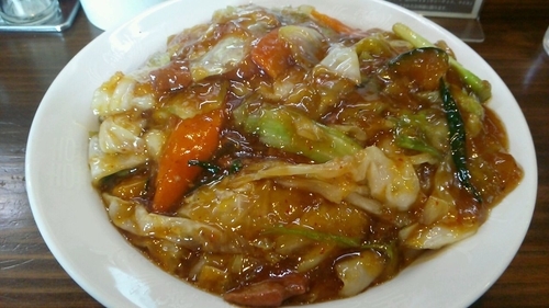 「スタミナ冷やし　750円」@スタミナラーメン がむしゃの写真