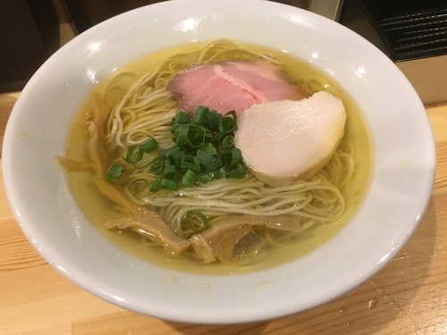 「塩そば」@自家製麺 竜葵の写真
