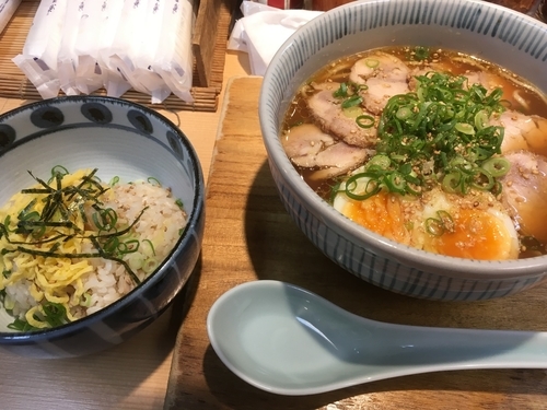 「とりそば」@元祖岡山とりそば 太田の写真