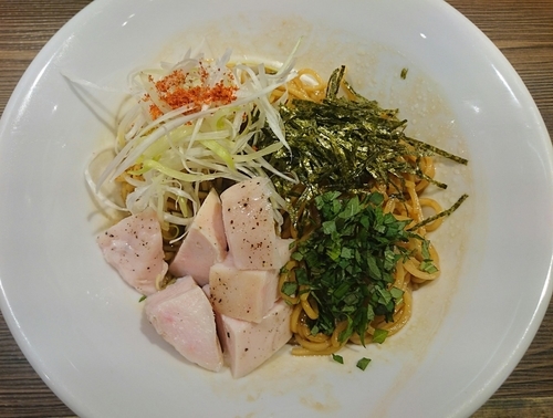 「【限定】コーチン鶏油の油そば」@つけ麺 一燈の写真