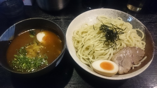 「つけ麺（こってり）、大盛り」@麺屋 青山 本店の写真
