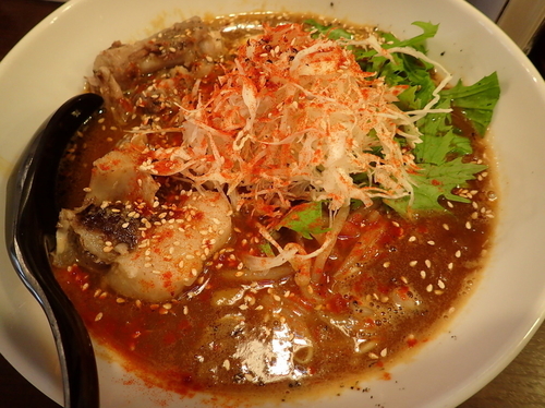 「広尾のカレーら～めん＋牛テール＋1辛」@広尾のカレーの写真