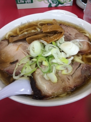 「チャーシューメン【大盛】+餃子3コ」@一品香 小山の写真