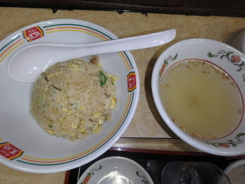 「ジャストサイズ炒飯(248+税円)他」@餃子の王将 安東店の写真