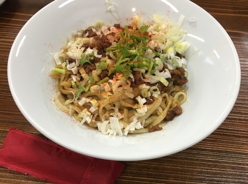 「汁なし担々麺」@大衆食堂 スタンドそのだの写真