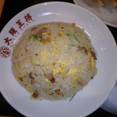 「五目野菜汁そば＋王将セット(1,120円？)」@大阪王将 広島可部店の写真