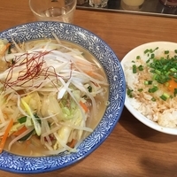 タンメン・玉子かけごはん・野菜餃子