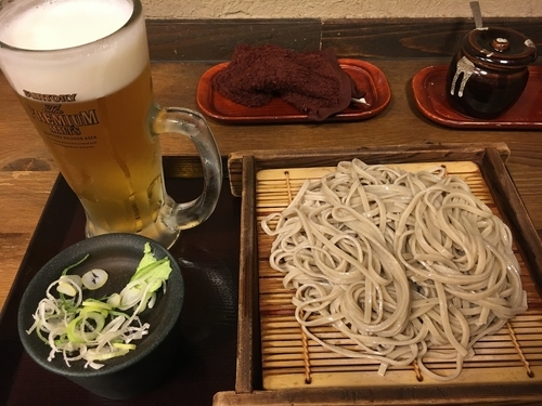 「もりそば（冷）【290円】」@十割蕎麦 嵯峨谷 浜松町店の写真