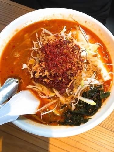 「辛味噌ラーメン 大辛」@らぁ麺 夢のや 曲沢店の写真