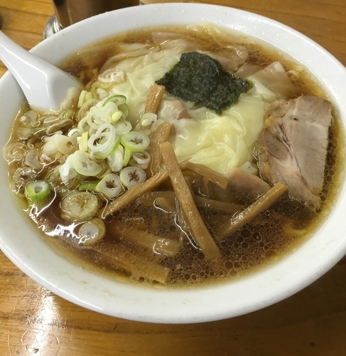 「ワンタンメン（￥850）」@来集軒の写真