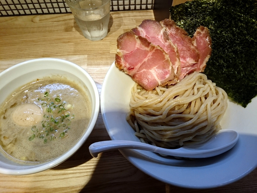 「濃厚煮干しつけ麺 全部入り」@らーめん 改の写真