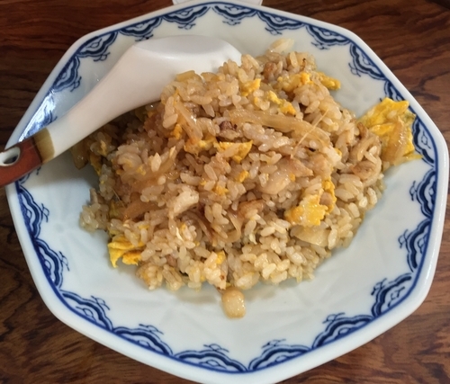 「五目ワンタンメン＋半チャーハン（￥850＋￥450）」@中華料理 再来軒の写真