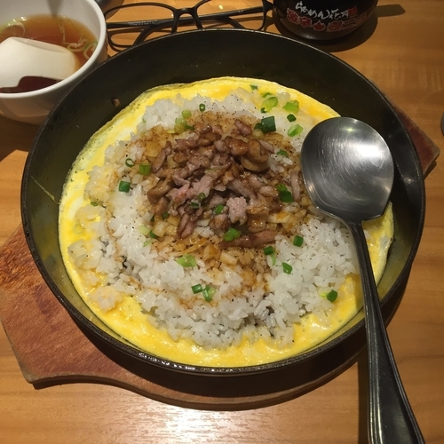 「鉄板イタめし肉旨ドライカレー味」@らあめん花月嵐 鶴見西口店の写真