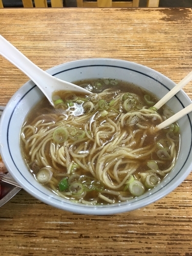 「ネギラーメン（200¥）」@味の天龍の写真