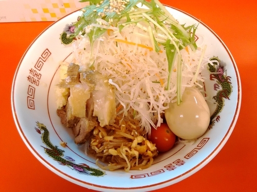 「夏季限定 冷やし中華」@赤ひげラーメン 那覇松山店の写真