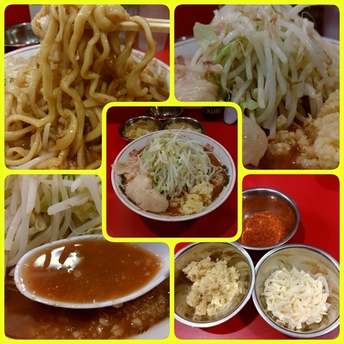 「ラーメン（ニンニクアブラ生姜旨辛味チーズ）」@ラーメン英二の写真