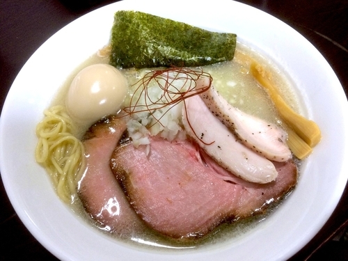 「【限定】蟹白湯そば（850円）＋豚増し（100円）」@麺屋 むじゃきの写真