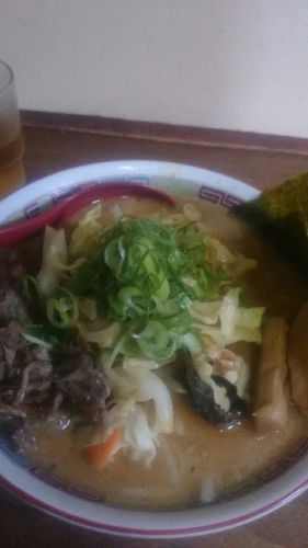 「熟成醤油麺」@丹行味素 北新横浜本店の写真