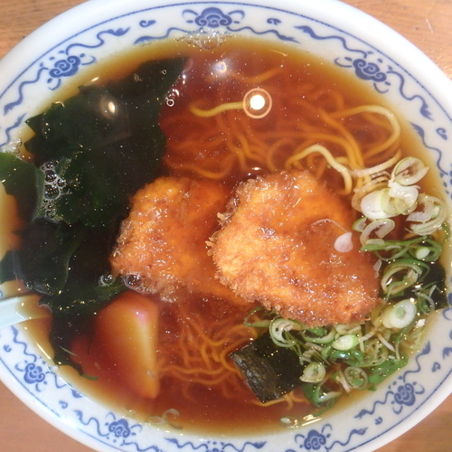 「チキンラーメン(700円)」@ふじみ食堂の写真
