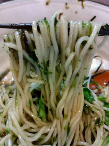 「【限定】生のりの冷し和えそば950円」@麺処 びぎ屋の写真