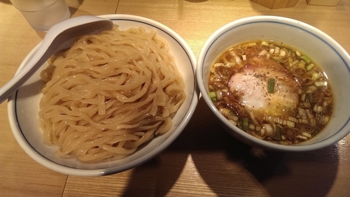 「醤油つけ麺、大盛」@バラそば屋 町田店の写真