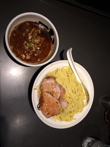 「つけ麺 赤、中盛」@麺屋武蔵 武骨の写真