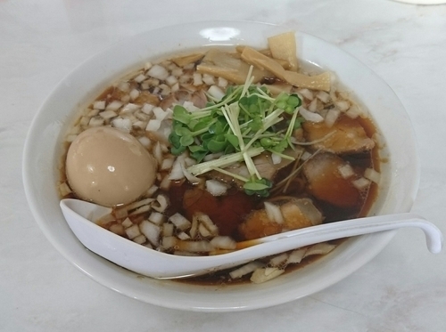 「爺ラーメン+味玉」@ラーメン爺の写真