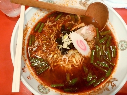 「激辛ラーメン（普通辛）」@天龍の写真