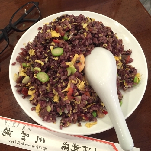 「元祖 黒米炒飯」@三和楼の写真