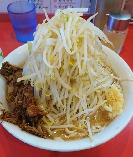 「小らーめん（豚2枚）700円 ほぐし豚50円」@麺屋 桐龍の写真