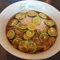 【限定】冷やしすだちの中華蕎麦 ￥800