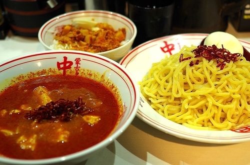 「辛拳麺880円+吉祥飯RED200円+クーポンスラタマ」@蒙古タンメン 中本 吉祥寺店の写真