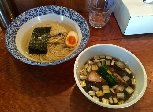 「濃厚昆布水の淡麗つけ麺900円」@麺処 ほん田の写真