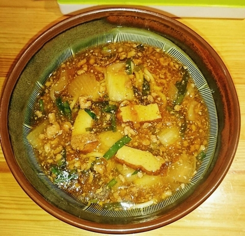 「雷々麺700円」@あたりや食堂の写真